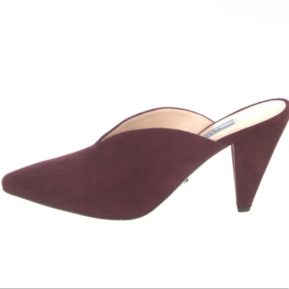 NEW PRADA SUEDE MULE  AUTHENTIC - Picture 3 of 6